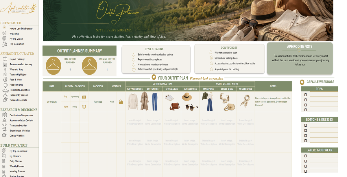 Tuscany Travel Planner